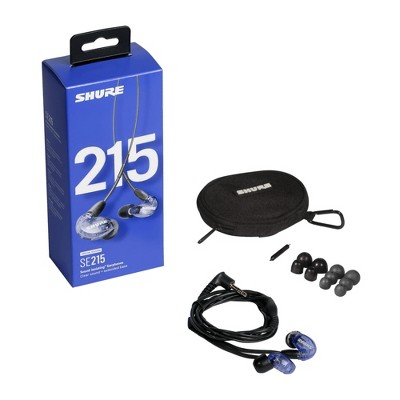 Shure SE215 Sound Isolating Earphones with 37dB Noise Cancellation (Purple)