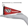 Old World Christmas Blown Glass Ornament for Christmas Tree, Wisconsin Badgers Pennant - 3 of 4