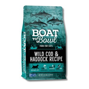 Boat To Bowl Wild Cod Fish and Haddock Fish Seafood Flavor Recipe Adult Dry Cat Food - 3.5lbs - 1 of 4