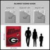 Sweet Home Collection NCAA Georgia Bulldogs Microfiber Plush Throw Blanket - 4 of 4