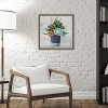 Amanti Art Succulent Still Life I Navy by Julia Purinton Canvas Wall Art Print Framed 16 x 16-in. - 4 of 4