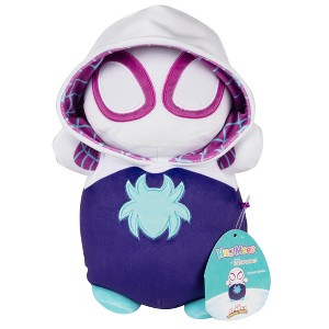 Squishmallows Original Marvel Spidey and His Amazing Friends 10-Inch Ghost-Spider HugMees - Ultrasoft Official Jazwares Plush - Officially Licensed - 1 of 4