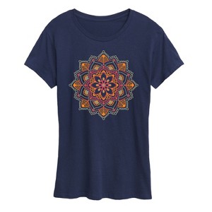 Women's - Instant Message - Autumn Decorative Short Sleeve Graphic T-Shirt - 1 of 4