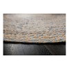 4' Kerala Denim & Jute Round Area Rug Denim/Natural - Anji Mountain: Handmade Braided Cotton & Jute, Fair Trade Certified - 4 of 4