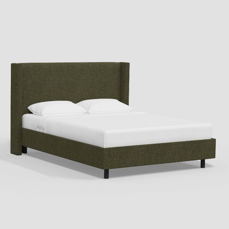 Austin Wingback Platform Bed in Tweed - Threshold™, 1 of 6
