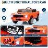 24V 7AH 2-Seater Ride on Cars for Age 3-8, with Remote Control, Kids Electric Vehicle with Safety Belt, 2 Speeds, LED Lights, Music Player - 4 of 4