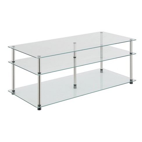 Featured image of post Black Glass 3 Tier Coffee Table / Get the best deals on glass coffee tables.