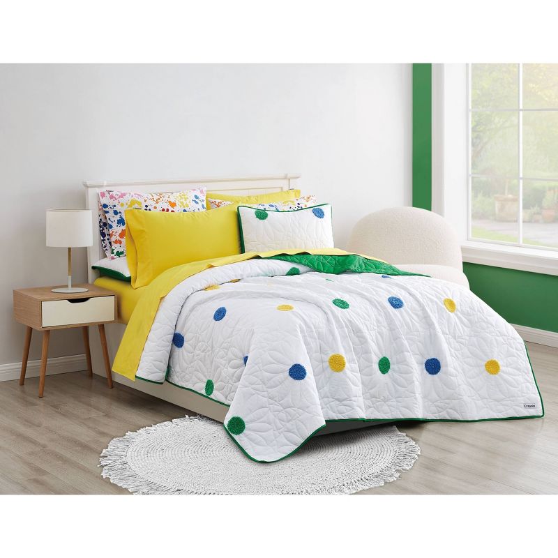 Crayola Solid Cotton Percale Sheet Set, 4 of 6