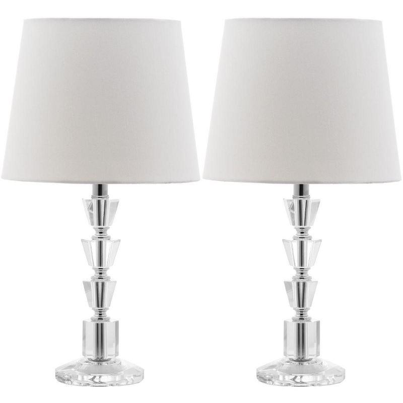 Harlow Tiered Crystal Table Lamp (Set of 2)  - Safavieh, 1 of 9