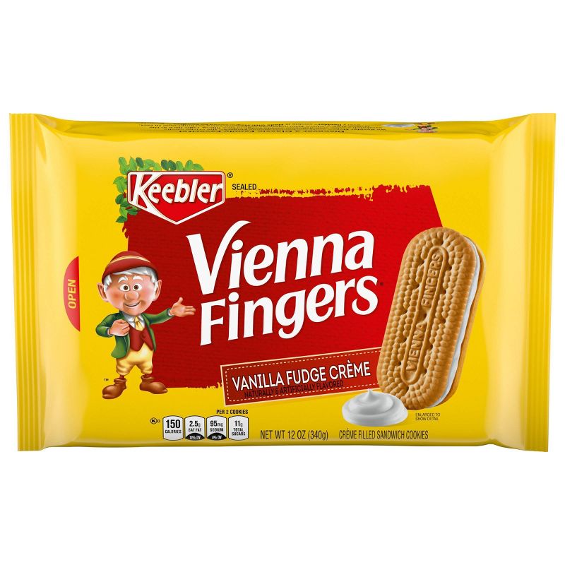 Keebler Vienna Fingers Cookies Original - 12oz, 1 of 9