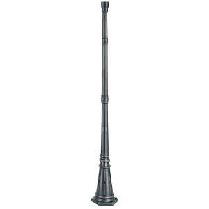 John Timberland Hepworth Vintage Post Light Pole and Cap Base Dark Bronze 76 3/4" for Exterior Barn Deck House Porch Yard Patio Home Garage Outside - 1 of 4