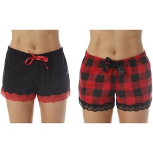 Just Love Women’s Pajama Shorts – Soft Cotton Lounge Sleep Shorts with Drawstring Waist - 1 of 3