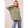 I am a Fashion Junky BiBi Striped Long Sleeve Sweater - 3 of 4