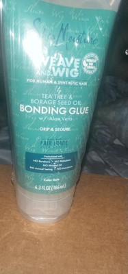 SheaMoisture Wig And Weave Bonding Glue for Human and Synthetic Hair 6.3 fl  oz