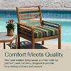 Honeycomb Outdoor Premium Dining Seat Cushion  (2-Pack) - 2 of 4