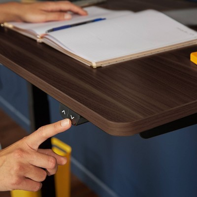 ErgoFlex Dark Brown Electric Adjustable Standing Desk