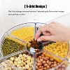 20Lbs Large Grain Dispenser 360掳Rotating Rice Food Dispenser 6 Grids Container for Peanut Barley Millet - 4 of 4