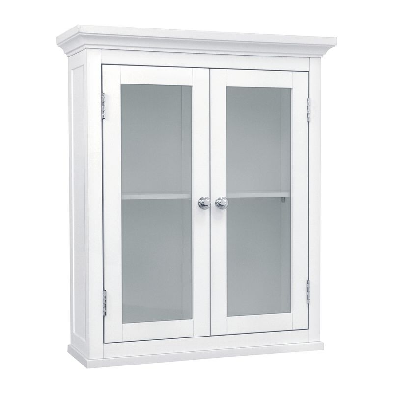 Teamson Home Madison 20" x 24" 2- Door Removable Wall Cabinet, White, 5 of 8