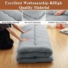 Japanese Futon Mattress, Foldable Floor Sleeping Pad, Tatami Mat for Home, Camping Mattress - 3 of 4