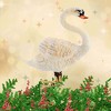 Morawski 5.0 Inch White Swan Clip-On Bird Clip-On Plumage Water Tree Ornaments - 2 of 4