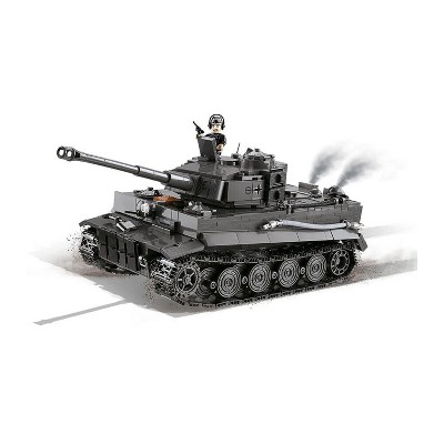 COBI 2538 Historical Collection Panzerkampfwagen VI Tiger Ausf. E Tank Plastic Model Toy Build Block Kit with 800 Pieces, Multicolor