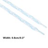 INSPIRE CHIC Flat Heart Printed Shoe Lace for Sneakers Athletic 1 Pair - 3 of 4