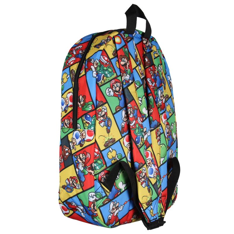 Super Mario Backpack Multi Character Video Game School Travel Laptop Backpack Multicoloured, 3 of 5