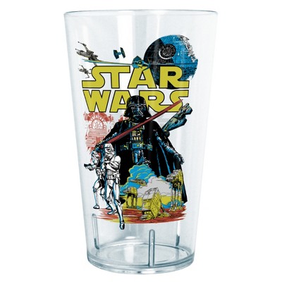 Star Wars Empire Strikes Back Tritan Drinking Cup Clear 24 oz