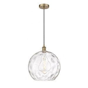Athens Water Glass - 1 Light Pendant In Industrial Style-15.88 Inches Tall and 13 Inches Wide - 1 of 1