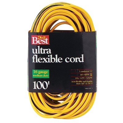 Do it Best  100 Ft. 16/3 Medium-Duty Extension Cord 553062