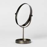 Aluminum Mirror with Aged Metal Finish Gray - Threshold™