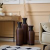 Decorative Floor Vases, Set of 3—Classic and Neat High Flower Stands for Home Decoration, Independent Vases with Artificial Vine Accents. - 3 of 4