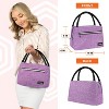 OPUX Lunch Box Women, Insulated Bag Girls School Kids Teen, Cute Small Soft Cooler Tote Adult Work Office, Reusable Medium Purse Pail - 3 of 4