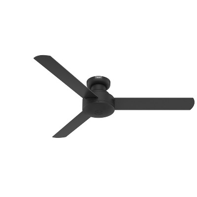 Hunter Fan 52" Presto Low Profile Ceiling Fan Black :Wall Control, SureSpeed