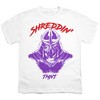 Teenage Mutant Ninja Turtlesshredder Shreddin' Kids T Shirt For Youth, White - 2 of 4