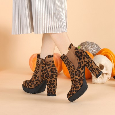 target cheetah print booties
