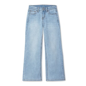 Lands' End Kids Wide Leg Denim Jeans - 1 of 3