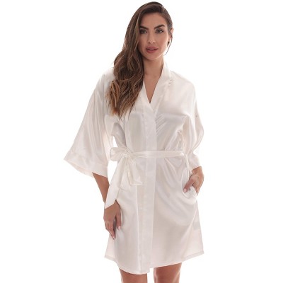 Just Love Womens Plush Solid Robe | Ladies Hooded Bathrobe