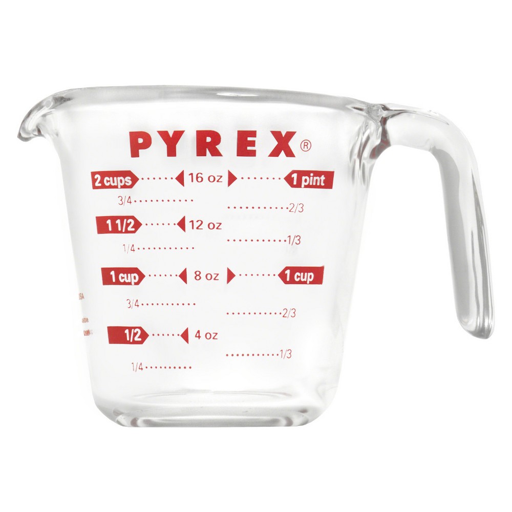 UPC 071160010758 product image for Pyrex 2 Cup Measuring Cup - Red | upcitemdb.com