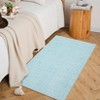 Washable Area Rugs, Modern Plaid Printed Indoor Floor Carpet with Non-Slip Backing, Contemporary Accent Carpet, Stain-Resistant Soft Low Pile Rugs - 4 of 4