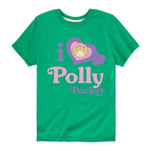 Boys' - Polly Pocket - I Love Polly Pocket Short Sleeve Graphic T-Shirt - 1 of 3