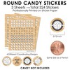 Big Dot of Happiness Bump, Set, Spike - Volleyball - Baby Shower or Birthday Party Small Round Candy Stickers - Party Favor Labels - 324 Count - 3 of 4