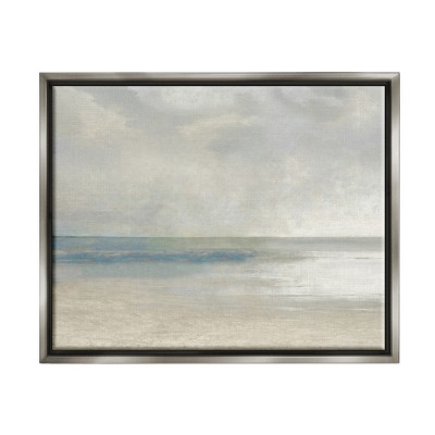 Stupell Industries Abstract Beach Horizon LandscapeFloater Canvas Wall Art