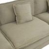 Modular Corduroy Sofa Couch, Upholstered Sofa with Removable Pillows & Deep Seat for Living Room - ModernLuxe - 4 of 4