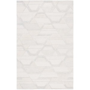 Mykonos MKN102 Hand Tufted Indoor Area Rug - Ivory/Blue - 6'x9'- Safavieh - 1 of 4