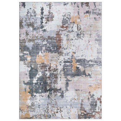 Modern Abstract Large Living Room Bedroom Area Rugs, Washable Soft Non Slip Floor Carpet for Home Office