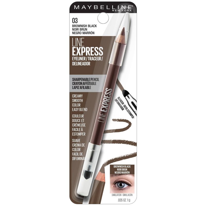 Maybelline Line Express Sharpenable Wood Pencil Eyeliner - 0.035oz, 2 of 10