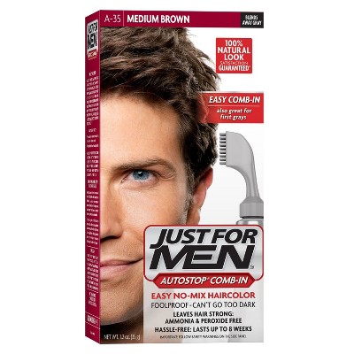 Just For Men AutoStop Men's Hair Color, Medium Brown A-35