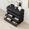 VYNXARIA Modern Bedroom Essential: Handle - Free Black 8 Drawer Dresser with Abundant Storage - 3 of 4