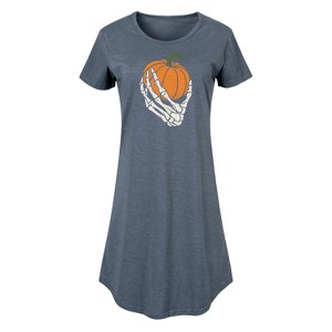 Women's - Instant Message - Fall Graphic T-shirt Dress - 1 of 4